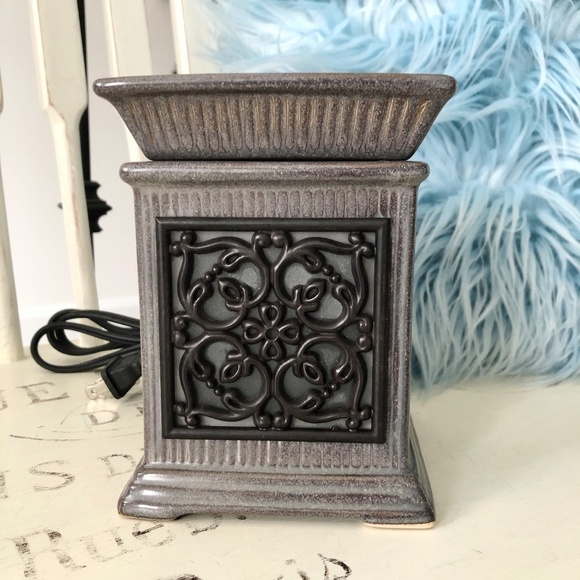 Scentsy Warmer, Jane, Full Size, Grey, Retired - Picture 1 of 16